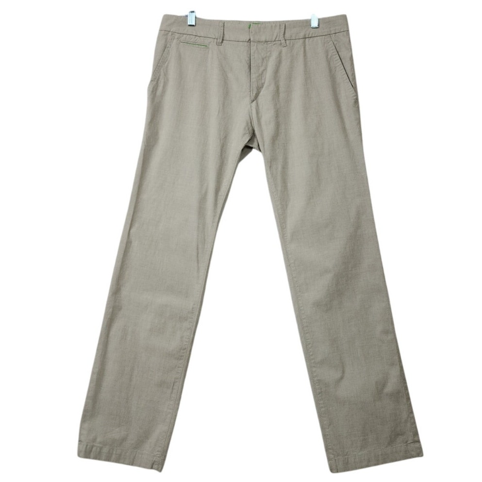 Hugo Boss Stretch Khaki Chinos Men Size, 36 X 31
